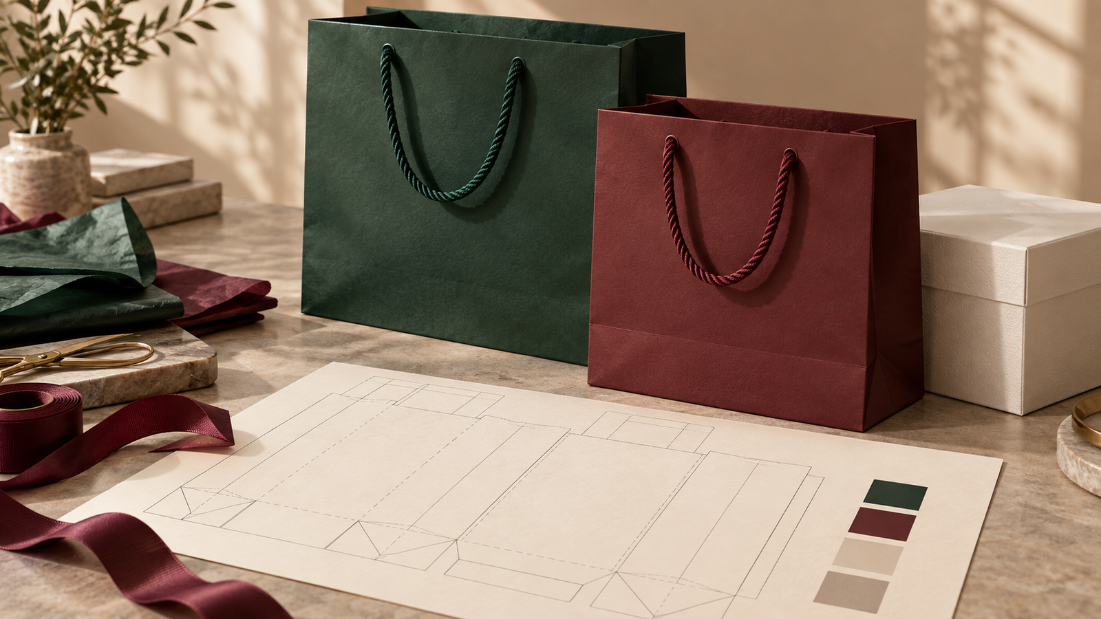 Luxury Paper Bag Artwork: Dieline and File Checklist